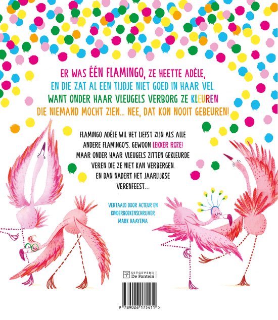 De regenboogflamingo