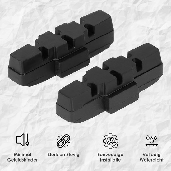 Magura Compatibele Remblokken - 2 Sets (4 Stuks) - Hydraulische Velgremmen 50mm - Voor Magura HS33 & HS11 - Stadsfiets & Mountainbike - Zwart van Magura — afbeelding 4