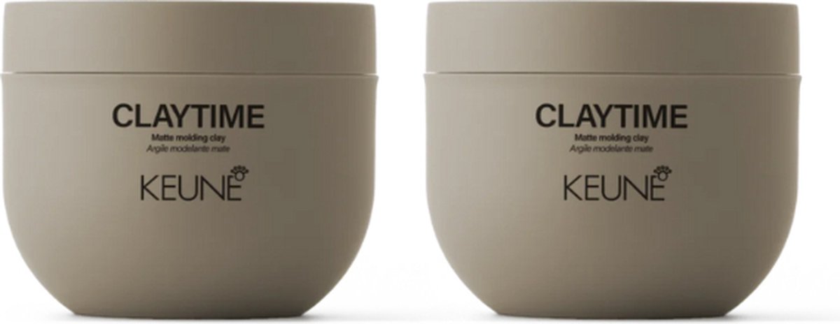 2 stuks - Keune - Claytime - Matte Molding Clay 100 ml