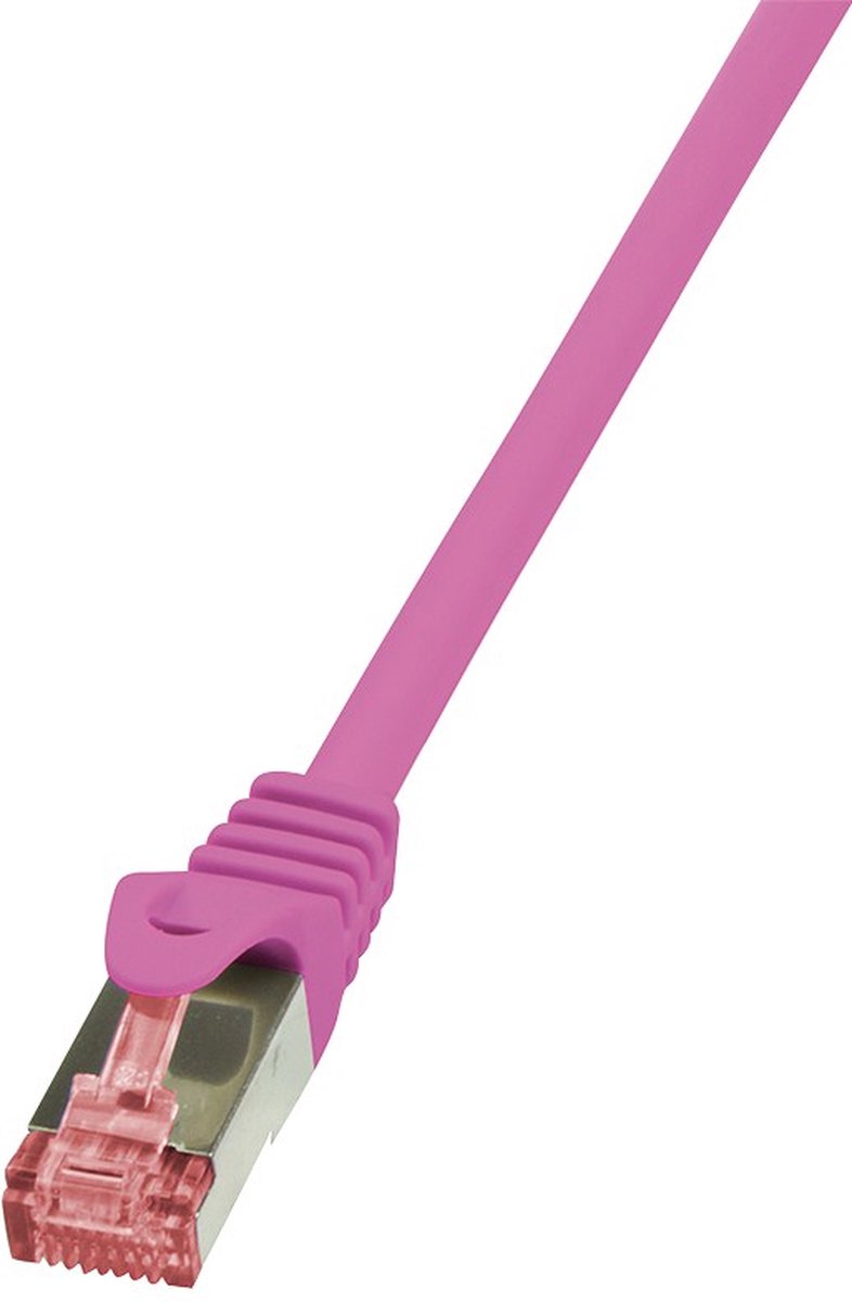 Logilink - Netwerkkabel - RJ45 - 1 m - Roze