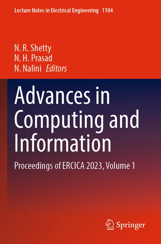 Lecture Notes in Electrical Engineering1104- Advances in Computing and ...