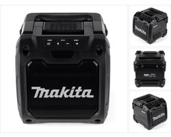 Makita Accu Bluetooth Speaker DMR200B - 12-18V Li-Ion - Stroom & Accu - Zwart