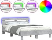 vidaXL-Bedframe-met-hoofdeinde-en-LED-betongrijs-120x200-cm