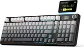 Bol.com ATTACK SHARK X98PRO - Draadloze Mechanisch Gaming Toetsenbord - Side Printed PBT Keycaps - TFT Scherm - Multifunctionele... aanbieding