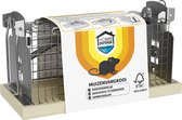 KB Home Defense Piège à souris en bois – Piège à souris – Respectueux des animaux – Réutilisable