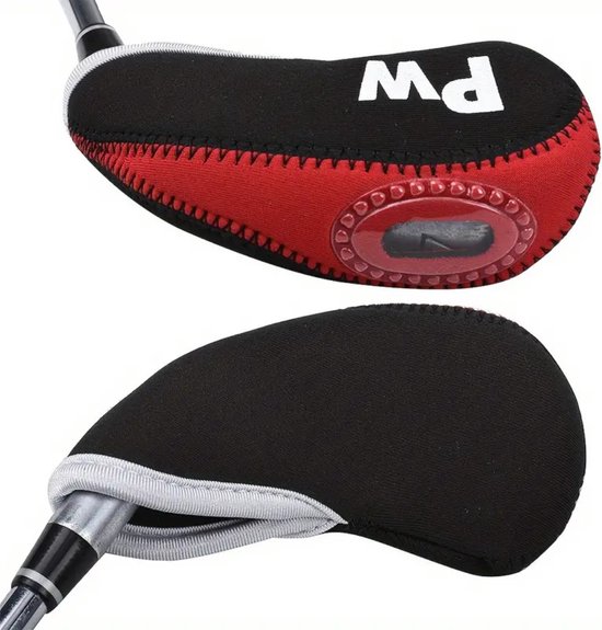 Livano Golfclub Headcover - Covers - Beschermers - Golfset - Zwart & Groen - 10 Stuks van Merkloos — afbeelding 5