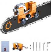 Kettingslijper - Kettingzaag Slijper - Kettingzaag Slijpen - Slijpen voor Kettingzagen - slijper vijltafel - geel - 7*6*2.8cm - voor alle soorten kettingzagen en elektrische zagen