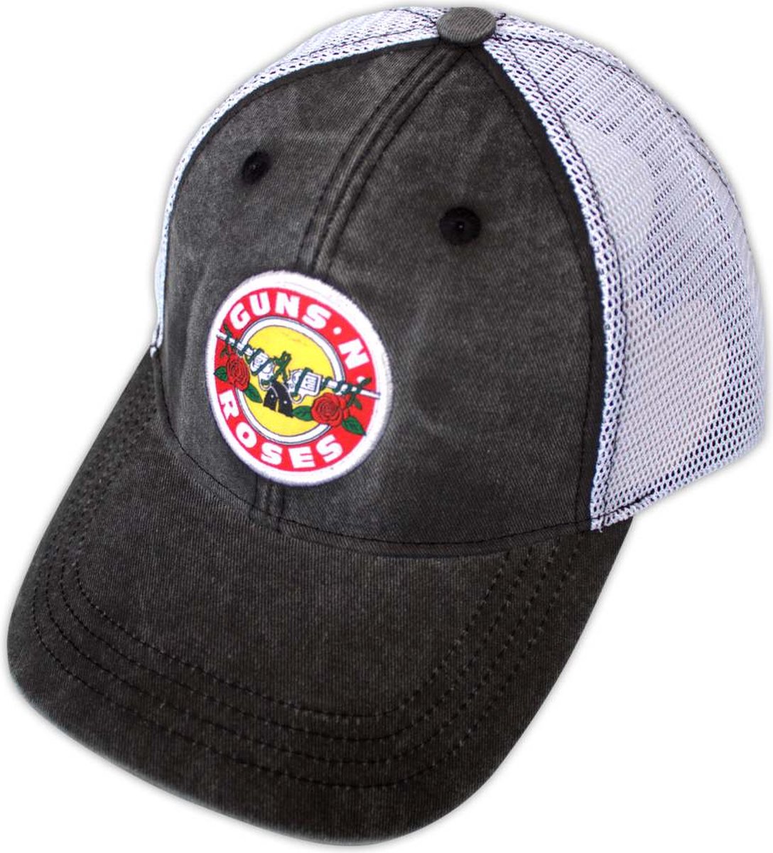 Guns N' Roses - Vintage Logo Trucker pet - Grijs/Wit