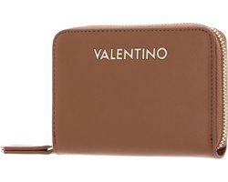 VALENTINO Portemonnee Zero Re Zip Around Wallet Cuoio Donkerbruin