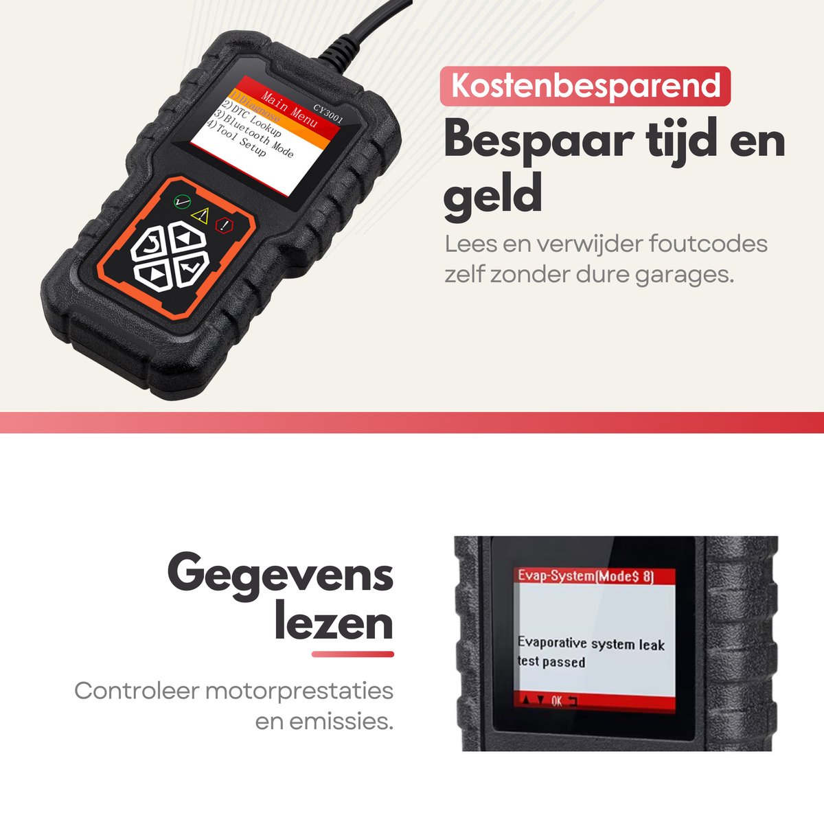 Maltrex OBD2 Auto Scanner – Auto Storing Uitlezen - Diagnose Computer - Uitleesapparaat - OBD thumbnail 4
