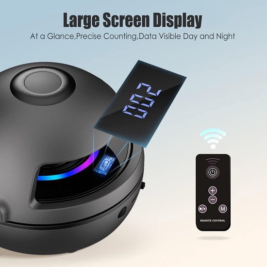 La Casa Elektrisch Springtouw Voor Volwassenen & Kinderen Bluetooth Muziek Met Teller Oplaadbaar 10 Verschillende Standen Blauw 590333016