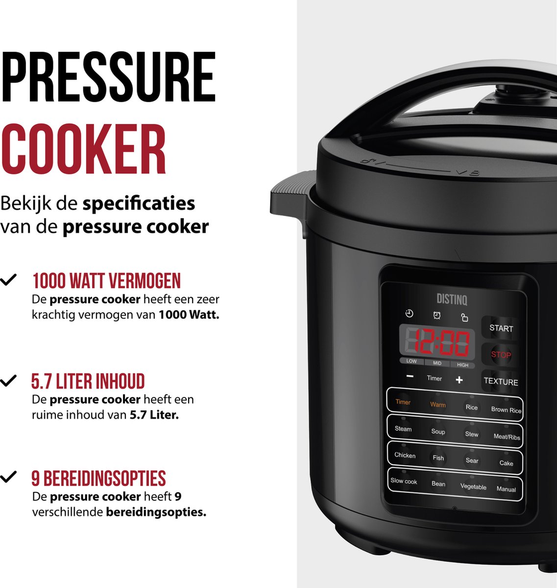 DistinQ Multicooker 9-in-1 thumbnail 5