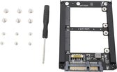 Bol.com 6Gbps Dual Msata SSD Naar 25 SATA III Harde Driveradapter - SATA III SSD-adapterkaart - Framebehuizing - PC SSD HDD-gege... aanbieding