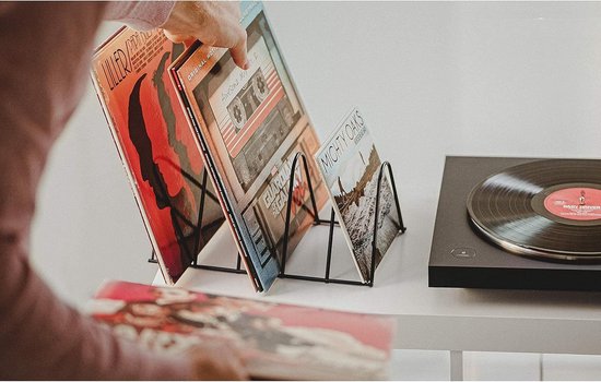 Système de stockage Equivera LP - Support LP - Support de stockage LP - Système de stockage Vinyl - Détenteur du disque