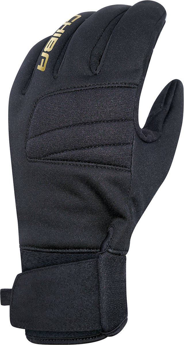 Chiba handschoen Classic Winter Zwart/Goud - maat XL - Fietshandschoen