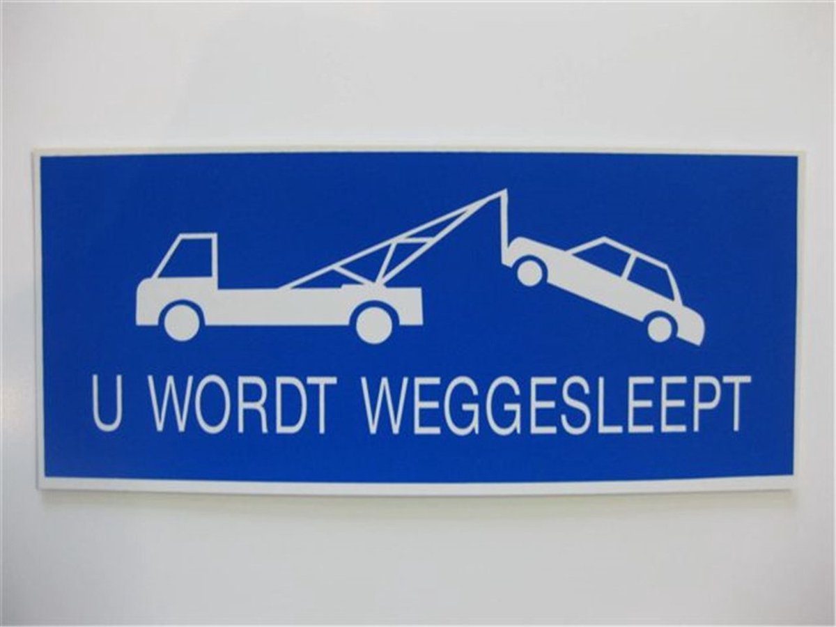 Bord 15X35 Pvc U Wordt Weggesleept