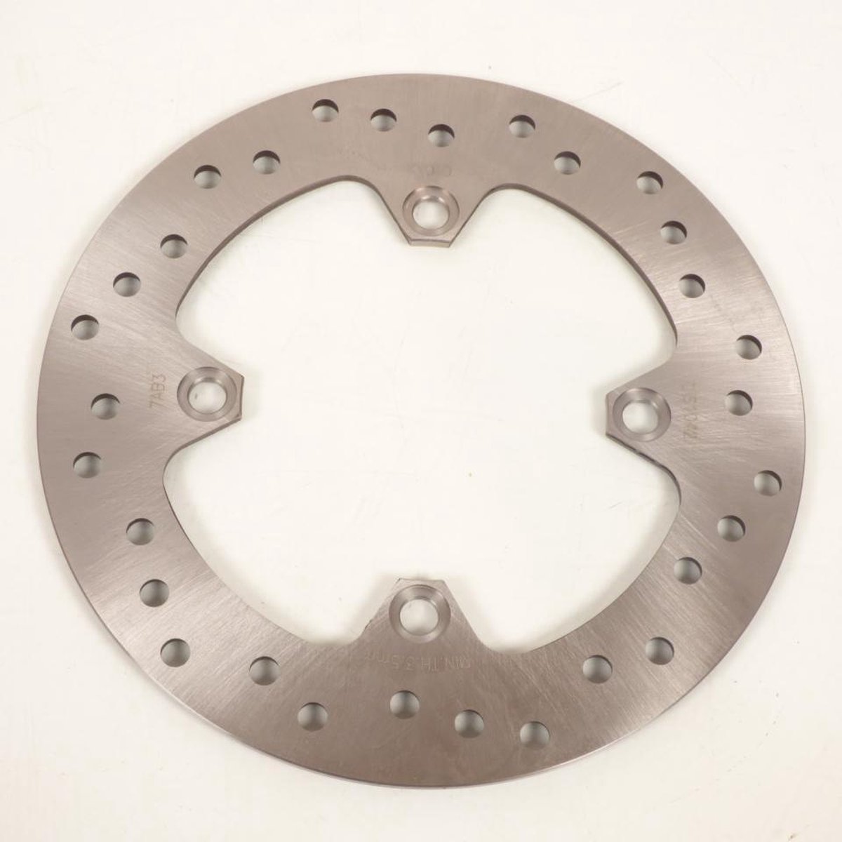 achterremschijf perftec voor motor honda 125 cbr r 2004 tot 2017 Ø220x105x4mm / ar nieuw