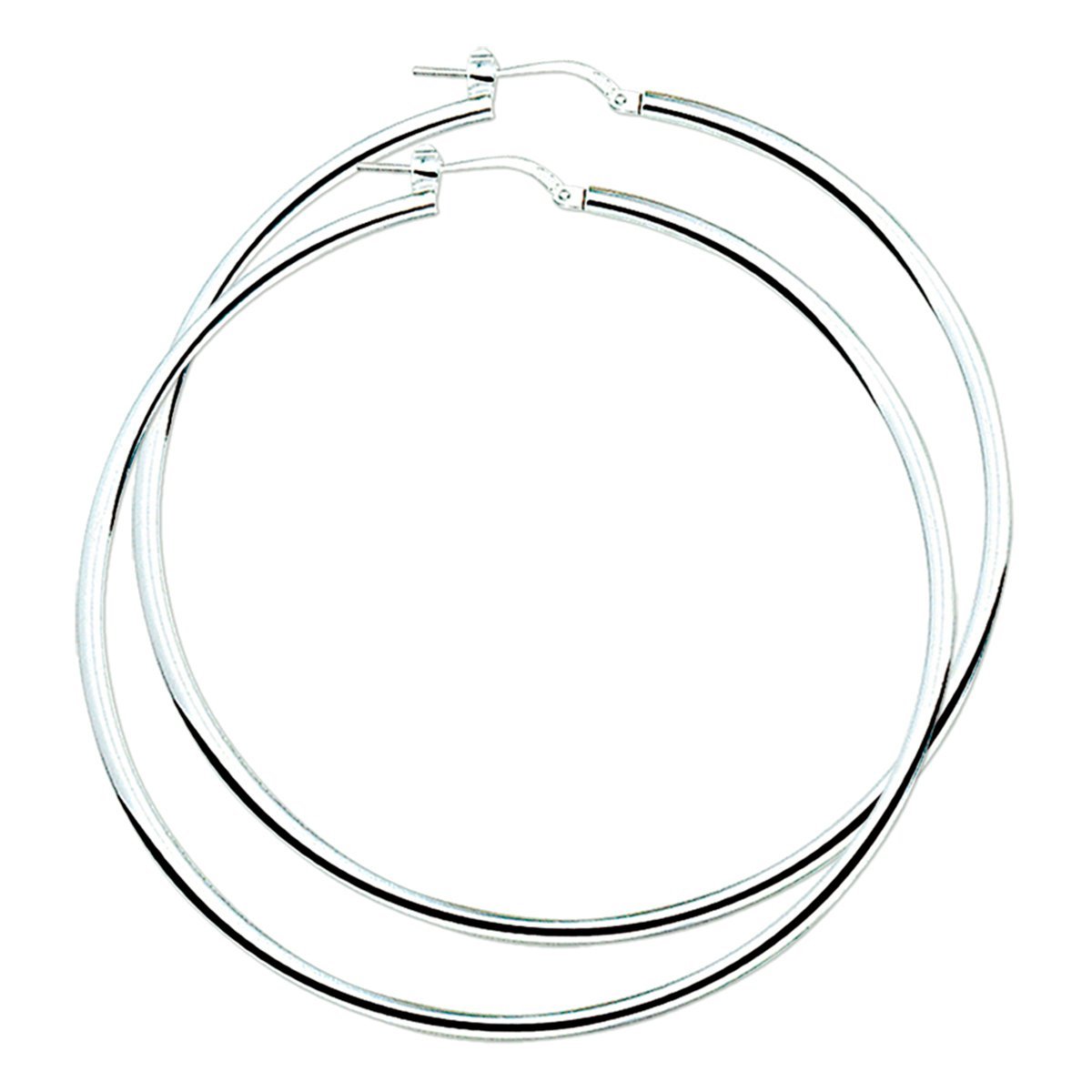 Zilver Oorringen 2,5 MM Ronde Buis 1007195
