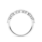 Ring en Argent rhodié avec zircone 3,5 mm 1339817