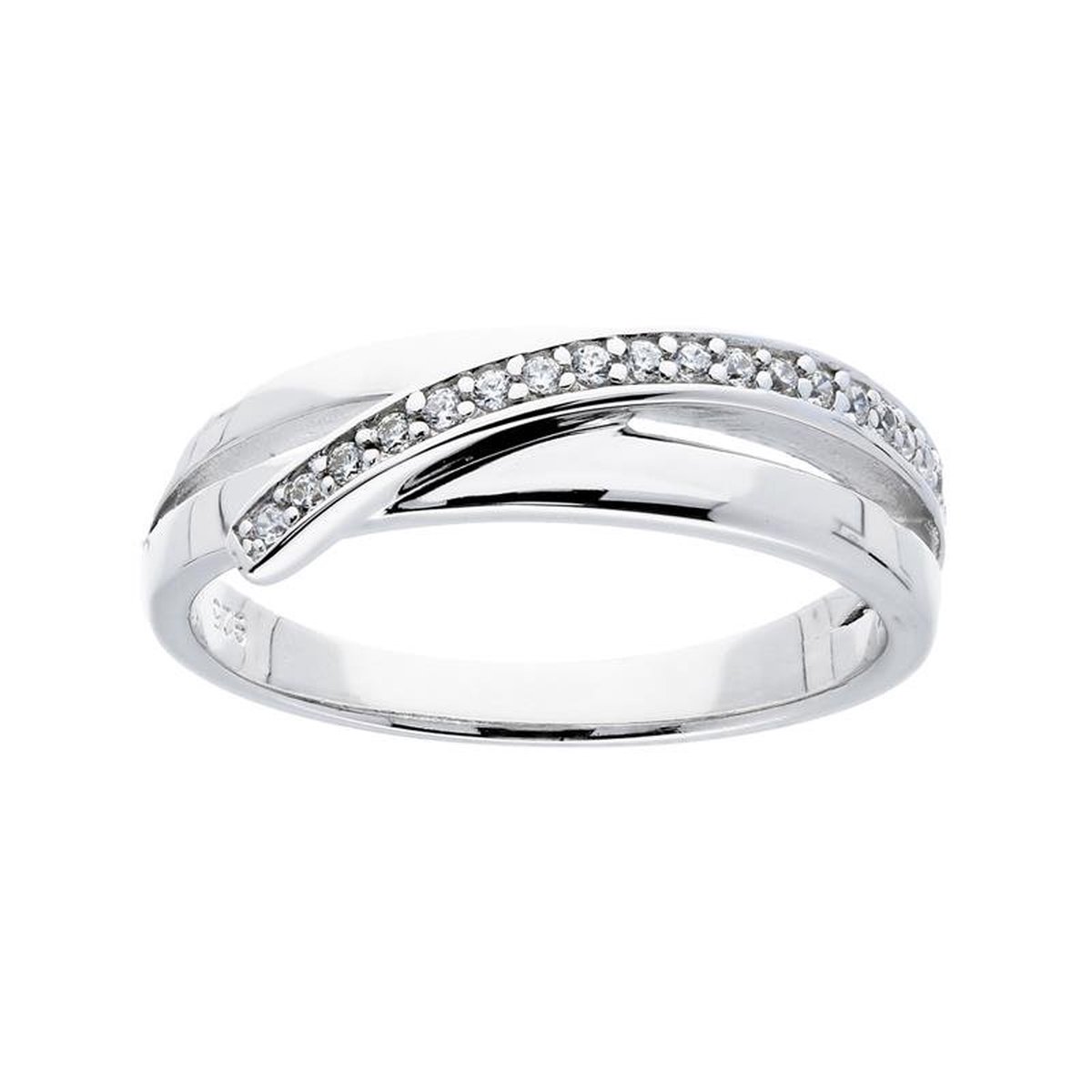 Glow 114.524954 Dames Ring - Sieraad - Zilver - 6 mm breed