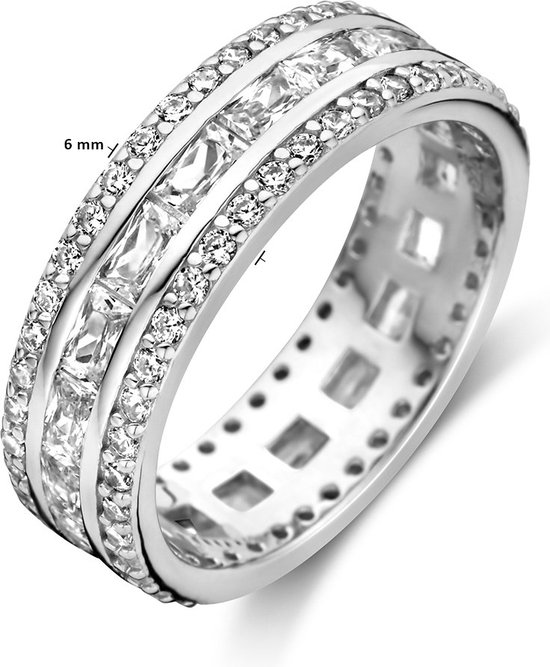 Ring en Argent plaqué rhodium avec zircone 1338345