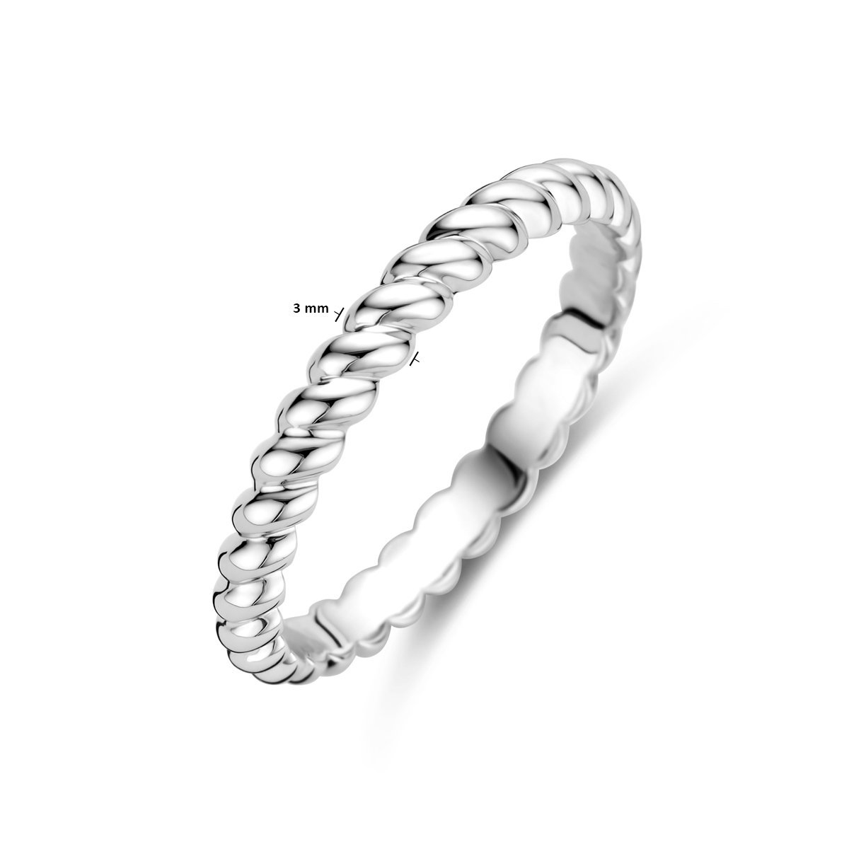 Gerhodineerd Zilver Ring 1339498