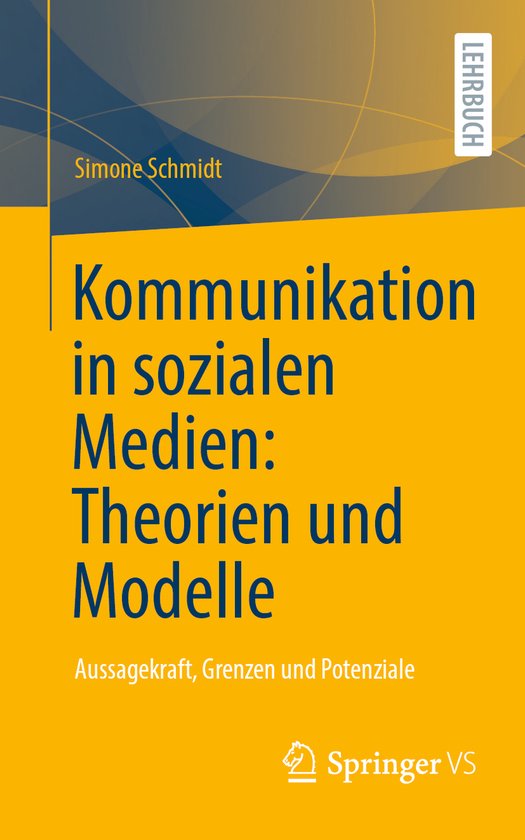 Kommunikation in sozialen Medien: Theorien und Modelle - cover