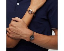 Lange Afstand Touch Armbanden met Verlichting en Trilling voor Stelletjes - Slimme Sun & Moon Liefdesarmbanden in Zilver - Perfecte Cadeaus voor Relaties op Afstand, Digitale Armbanden voor Koppels