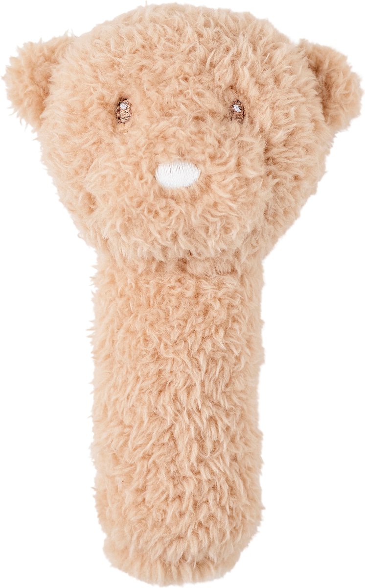 Nattou TEDDY Rammelaar - Beer - 14 cm - Karamel