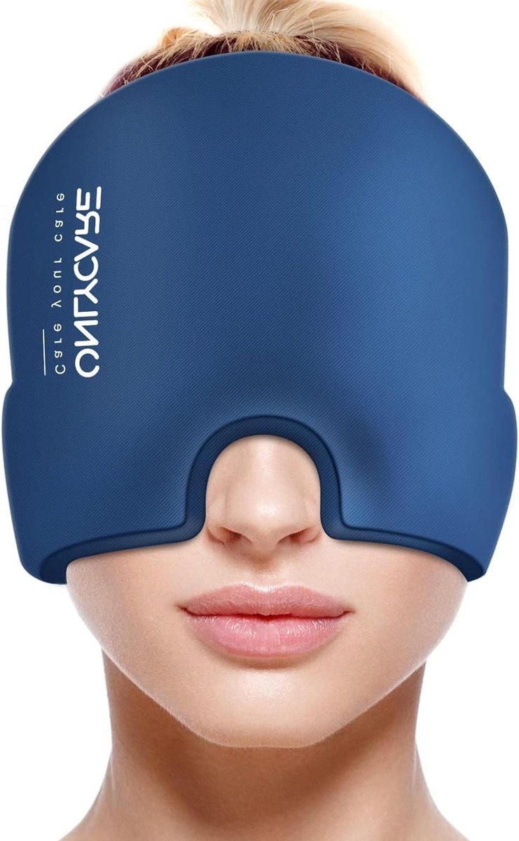 Goedkoopste Migraine Cap - ijszak gel - ijsmasker - verkoelende gel - koude therapie - migraine reliëf