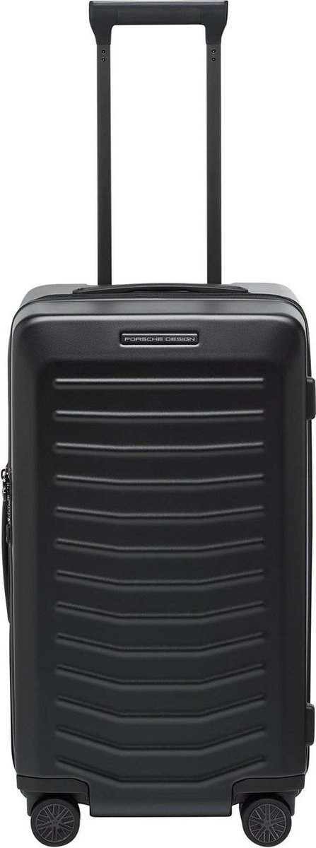 PORSCHE DESIGN Trolley Roadster HC 4W Trunk Black Matte Zwart 65cm