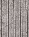 Textuur van lichtgrijs corduroy stof met verticale ribbels.