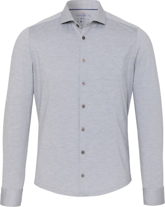 Pure - La Chemise Fonctionnelle Gris Clair - Taille 42 - Coupe Slim
