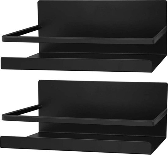 QLS Hängeregal Deckenhalterung Leiter Kajak Surfbrett Werkzeugaufbewahrung Schwarz - 2 Stück