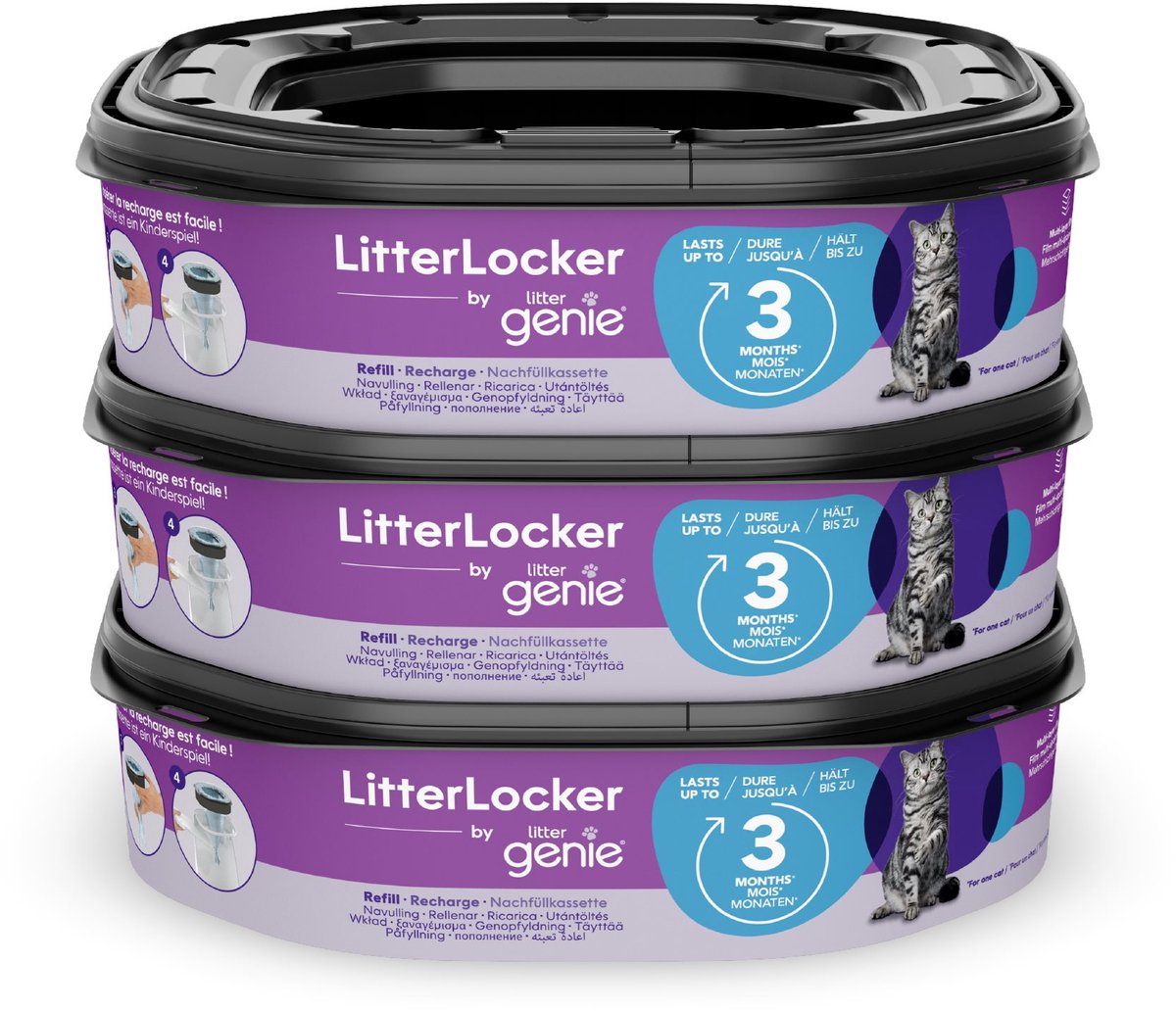 Litter Locker Refill - 3 Pack Littergenie - Kattenbakaccessoires -