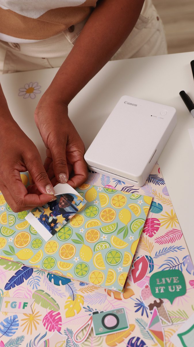 Canon SELPHY QX20 - Mobiele Fotoprinter - Draadloos - Grijs — afbeelding 3