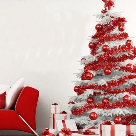 Kerstdecoratie verticale slinger hartjes roze 270 cm kopen? Kerstdecoratie