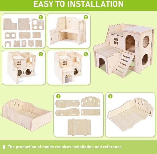 Barbie Pet Dreamhouse 2-zijdige speelset, 10-delig inclusief huisdieren en accessoires, kinderspeelgoed voor kinderen vanaf 3 jaar