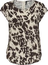 ONLY Blusenshirt, 1-tlg ONLVIC S/S AOP TOP, grün, Gr. 34