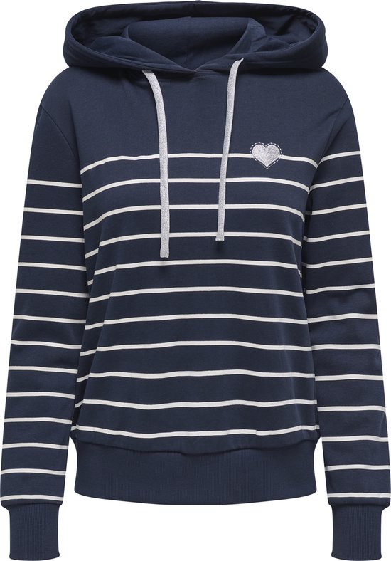 Only Adelle Stripe Hoodie Dames - Maat M