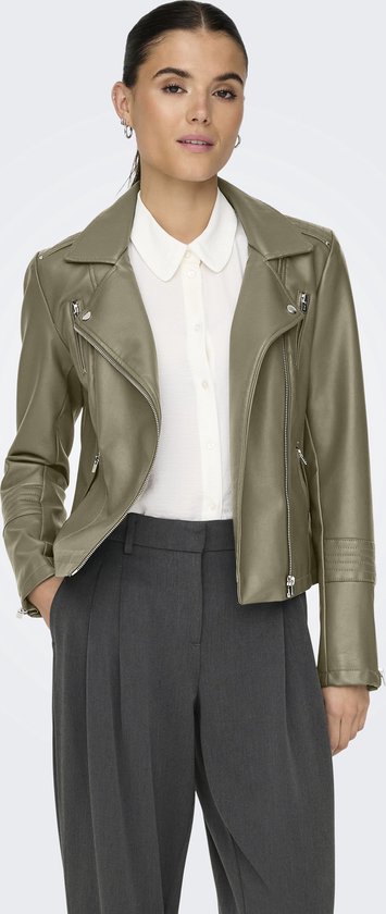Only Jas Onlgemma Faux Leather Biker Otw Noo 15153079 Mermaid Dames Maat - 36