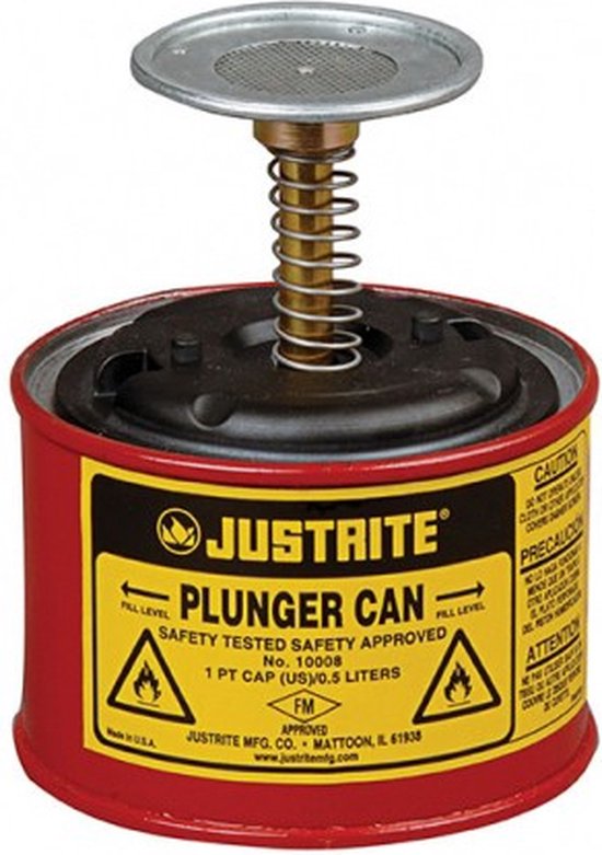 Plunjerkan - Inhoud 0,5 tot 4 L