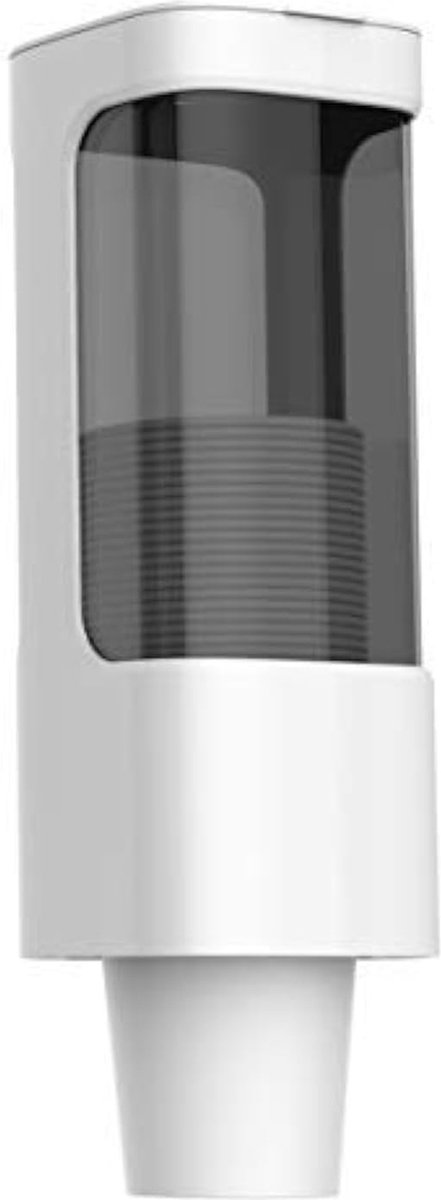 Goodivery ® Bekerdispenser voor Wandmontage met Gemakkelijk Toegankelijke Bekers en Stofbescherming