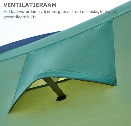 Fietstent - Schuurtent - Opbergtent – Bijzettent Waterdicht en met Opbergtas – Schuurtent Camping – Fiets Garage Voor 1 tot 3 Fietsen – 200 x 120 x 165 cm — afbeelding 4
