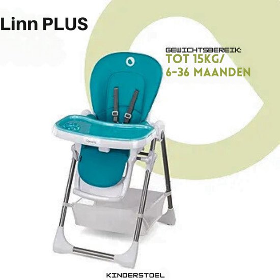 Lionelo Lin Plus - Kinderstoel - 5-puntsgordels - Breed mogelijkheid aan de