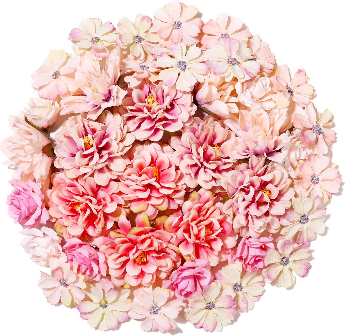 Goodivery ® Kleine Kunstbloemen Set voor Creatieve Decoratie en DIY Projecten