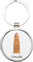 Akyol - Porte-clés Utrecht - Utrecht - Résidents d'Utrecht - Porte-clés Utrecht 030 - Utrecht - Utrecht - Résident d'Utrecht - joli cadeau pour quelqu'un d'Utrecht - 4 x 7,5 CM