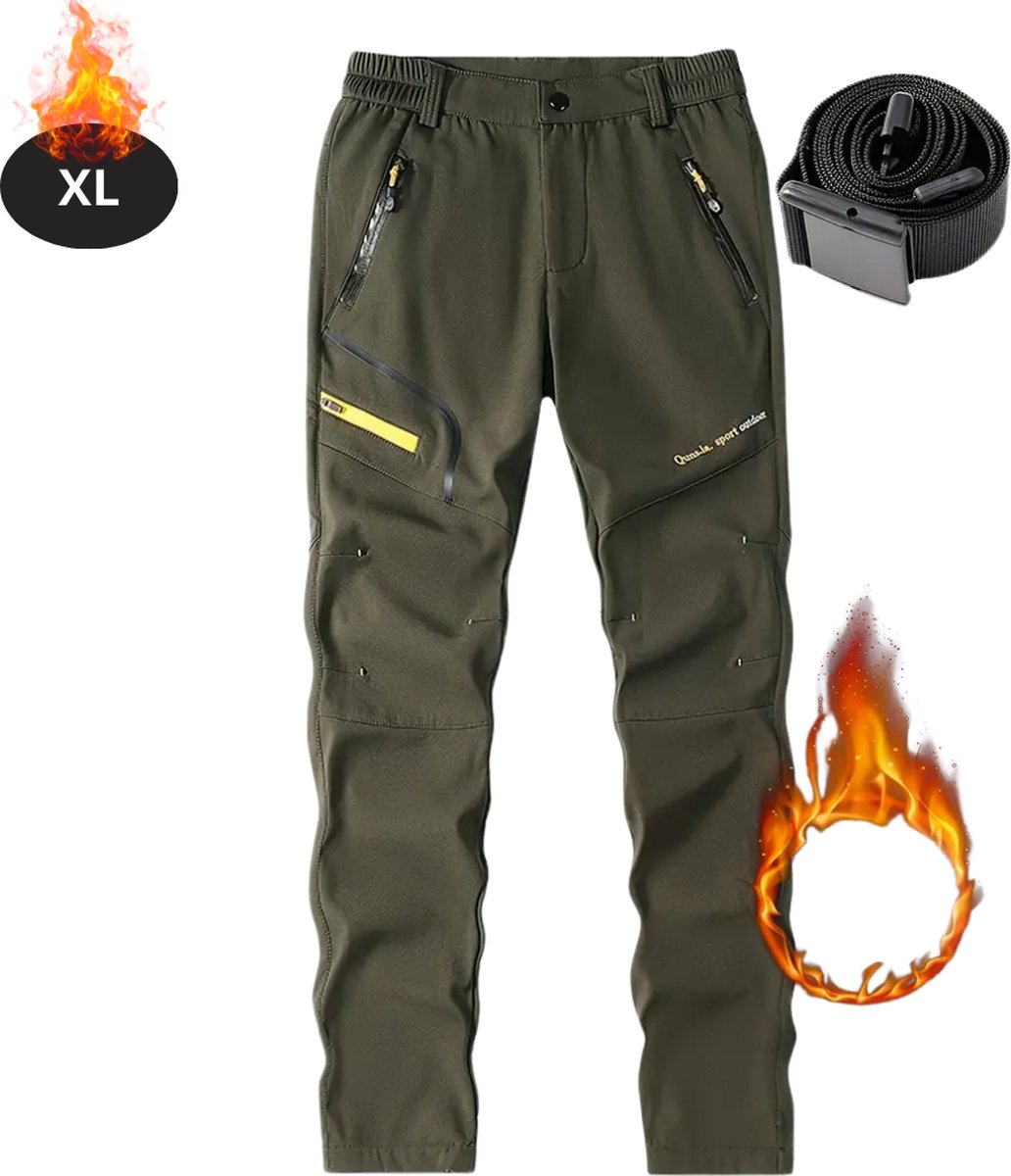 Livano Skibroek Skipak Snowboard Broek Winterbroek Sneeuwbroek Heren Wintersport Leger Legergroen