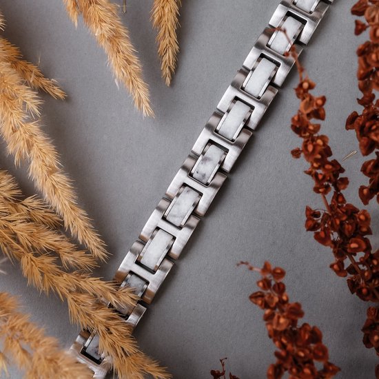 Bracelet Holzkern Forte (Marbre- Argent)