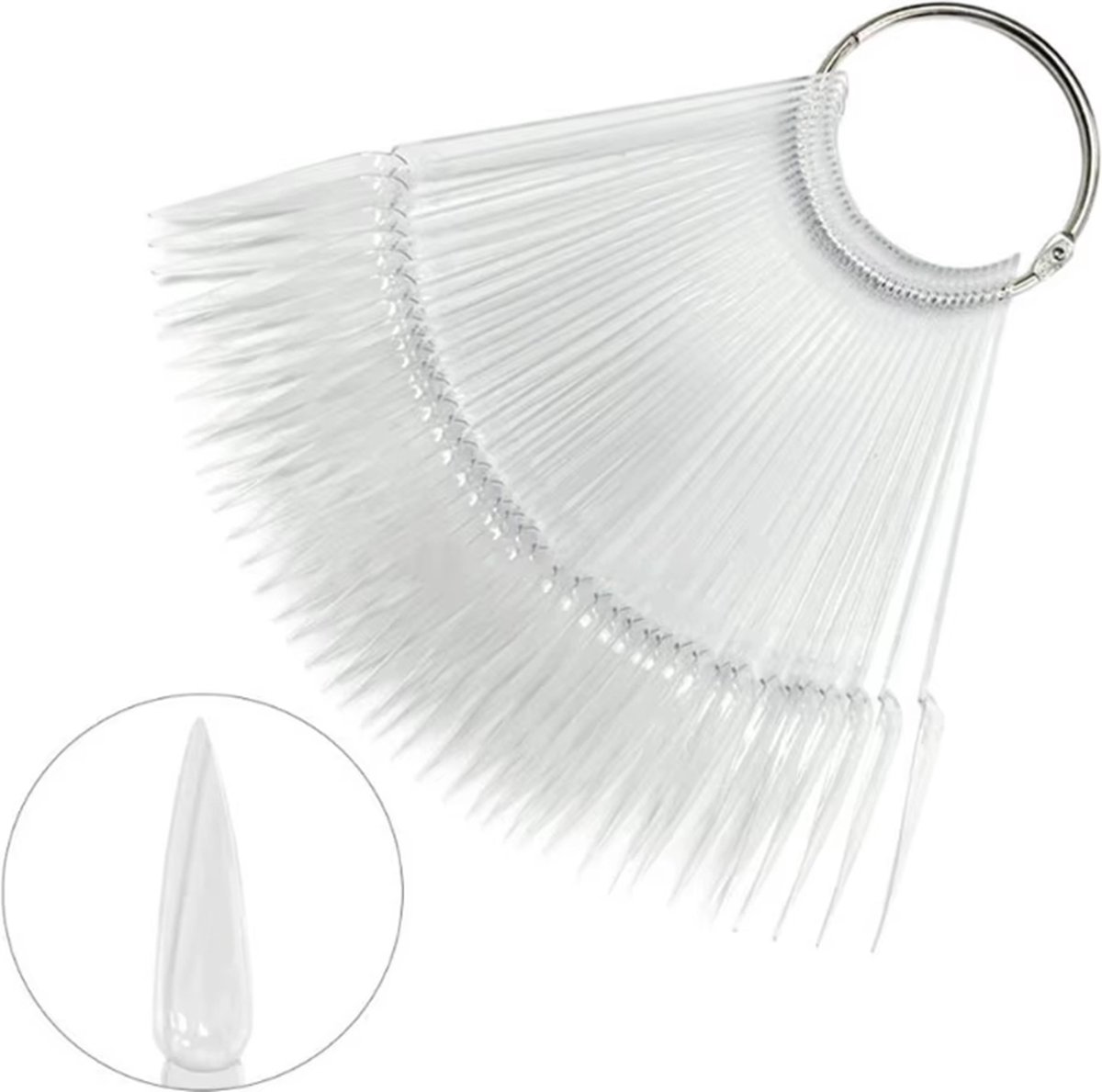 Goedkoopste Nagelwaaier - Nagel Display - Nagellak Waaier - 40 Stuks - Nagel Display Ring Waaier